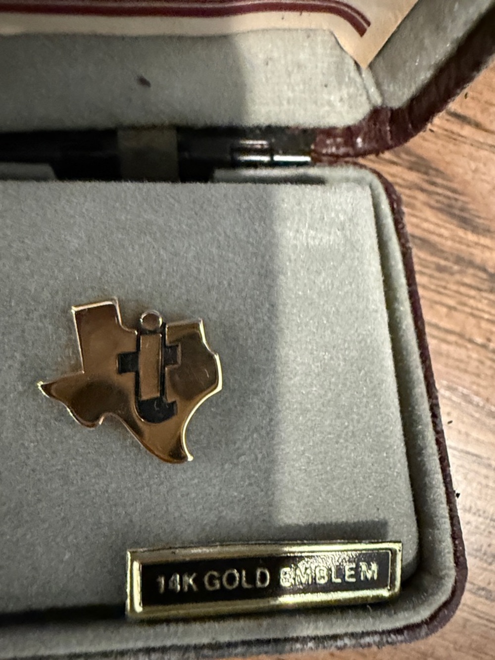 Texas Instruments Gold Texas Shape IT Logo Pin - Picture 3 of 4